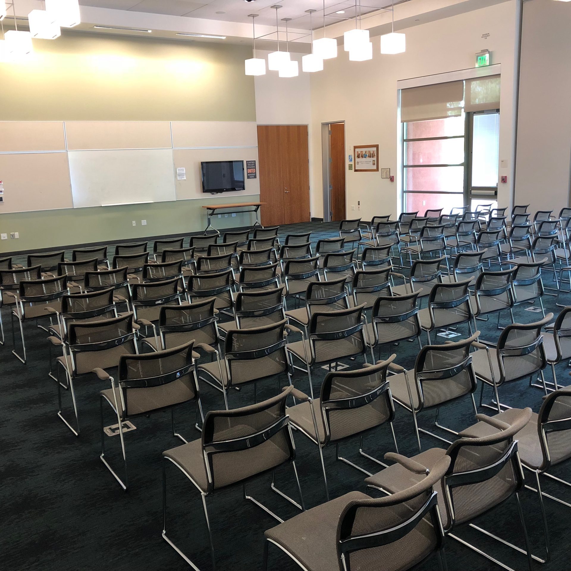 large room with chairs